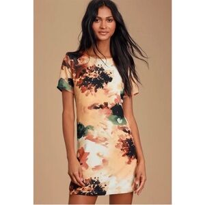 Lulu's Watercolor Shift Dress